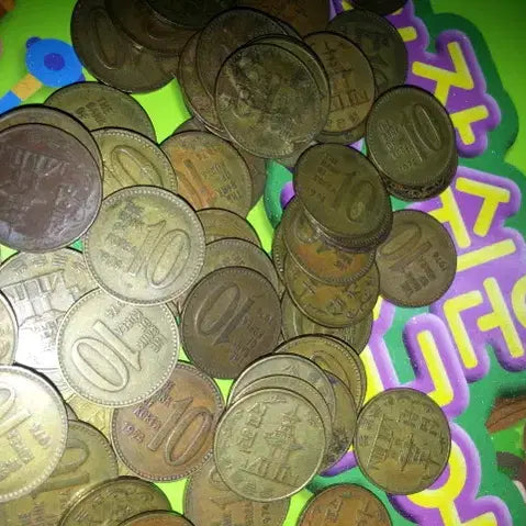 [BUNJANG] 1974 10 Won Coin (30 Pieces, Used) / 10원 동전 1974년 30개 중고