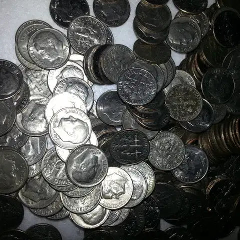 [BUNJANG] 40 x US Ten Cents Coins (Circulated) / 10센트 40개 미국 중고