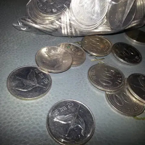 [BUNJANG] South Korean 500 Won Coins (2014) - 10 Pieces / 500원 동전 10개 2014년 중고