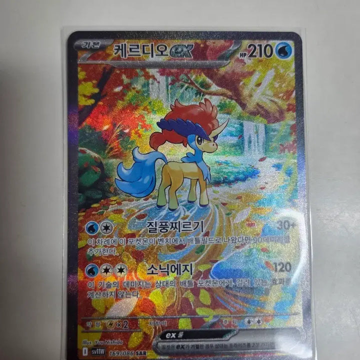 [BUNJANG] Pokemon Card Terrakion EX 169/086 SAR / 포켓몬 카드 케르디오 EX 169/086 SAR