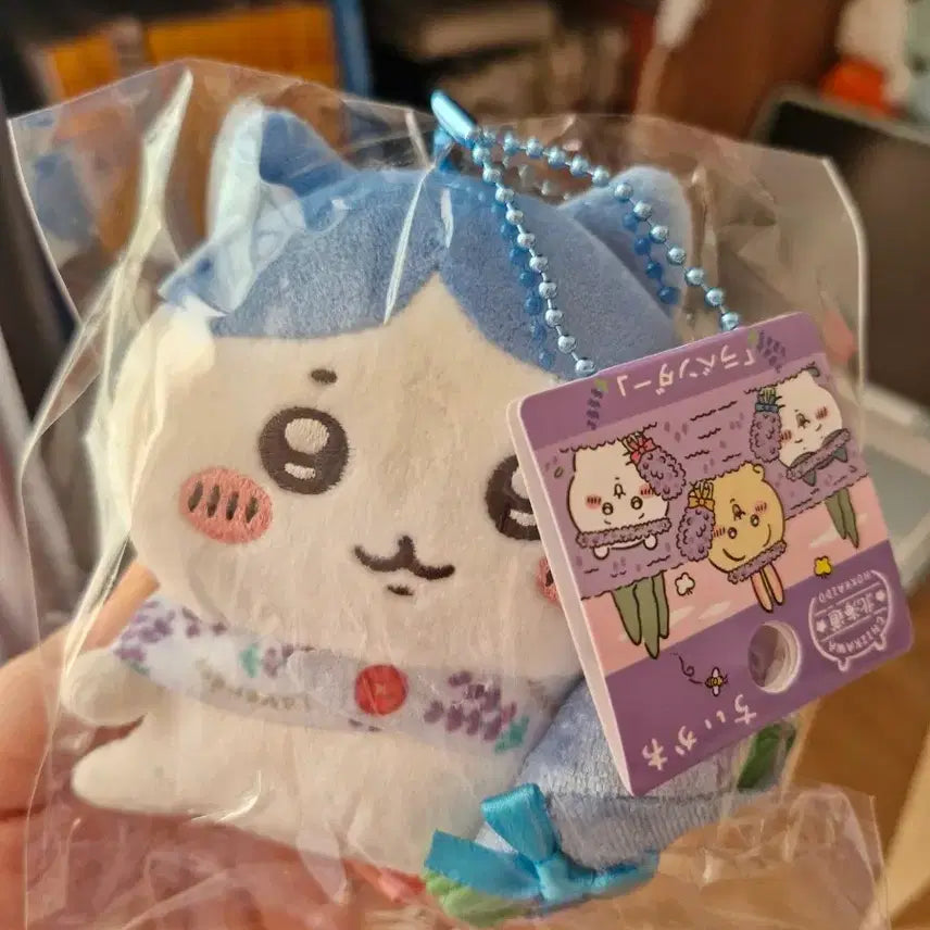 [BUNJANG] Chiikawa Sapporo Lavender Mascot Hachiware / 치이카와 삿포로 라벤더 마스코트 하치와레