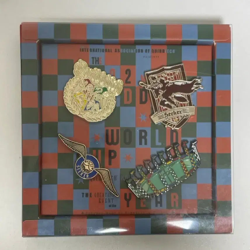 [BUNJANG] Harry Potter Quidditch Hogwarts Badge Set Cine Shop / 해리포터 뱃지 세트 퀴디치 호그와트 씨네샵