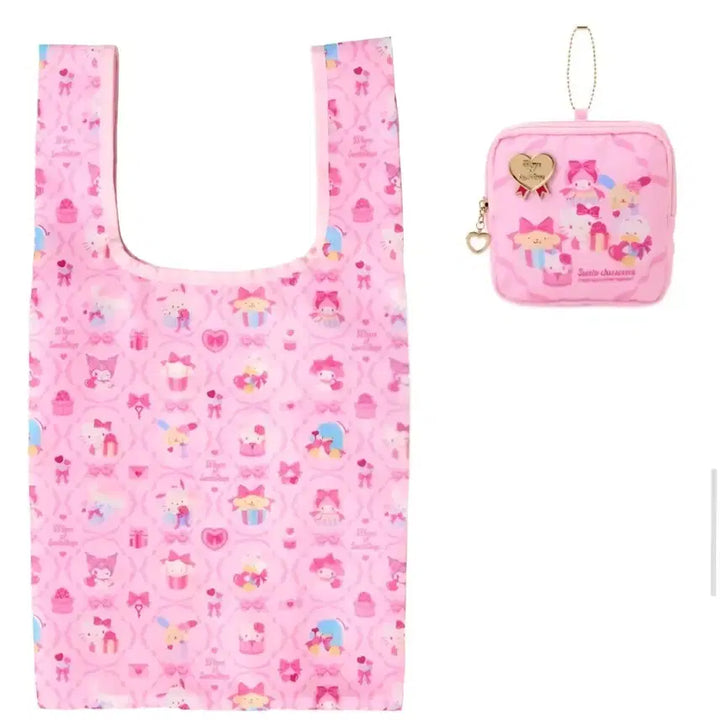 [BUNJANG] Sanrio 55th Anniversary Shopping Bag Eco Bag / 산리오 55주년 기념장바구니 에코백