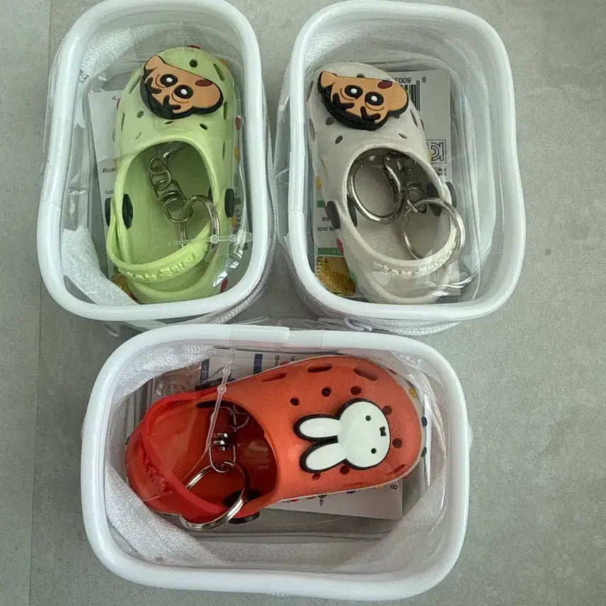 [BUNJANG] Miffy &amp; Shinchan Mini Crocs Charms / 캐릭터 미피 짱구 크록스 미니키링