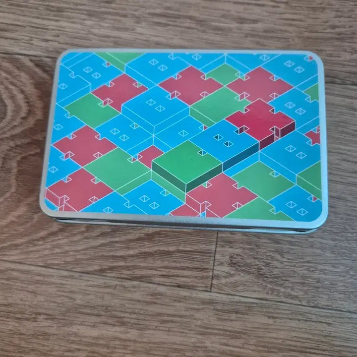 [BUNJANG] EXO CBX Block Pattern Design Tin Case &amp; Magnet Block Set / 엑소 CBX 블록 패턴 디자인 틴케이스&amp;자석블록세트