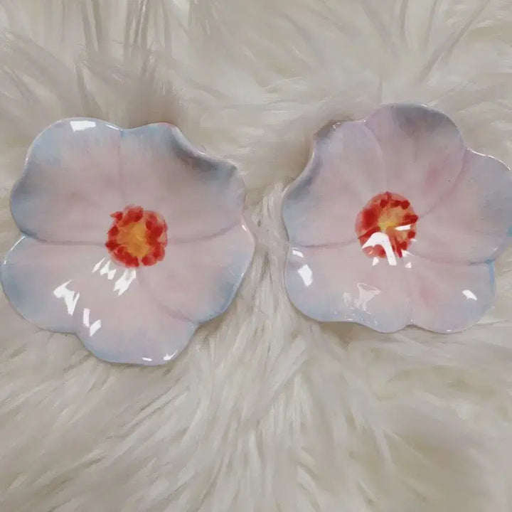 [BUNJANG] Imported Flower Mini Dish Set / 수입 플라워 미니미 디쉬