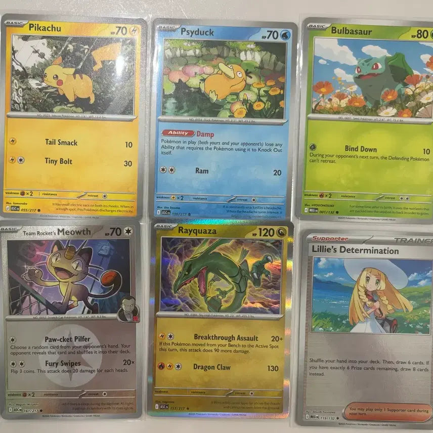 [BUNJANG] Pokemon North American Edition Card Collection / 포켓몬 북미판 귀여운 카드들 모음