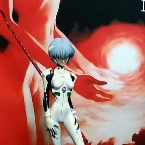 [BUNJANG] Kaiyodo Evangelion Ayanami Rei 1/8 Scale Figure with Random Tapestry / 희귀) 2001 kaiyodo 1/8 에반게리온 아야나미 레이 + 무작위 테피스트리 s.v