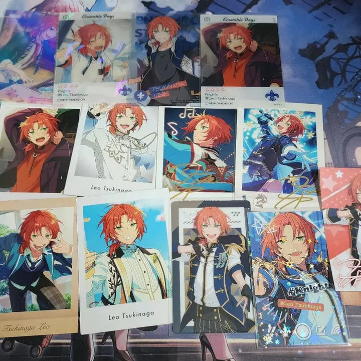 [BUNJANG] Ensemble Stars Leo Student ID &amp; Pashacard Bundle Set / 앙상블 스타즈 레오 학생증 &amp; 파샤 일괄