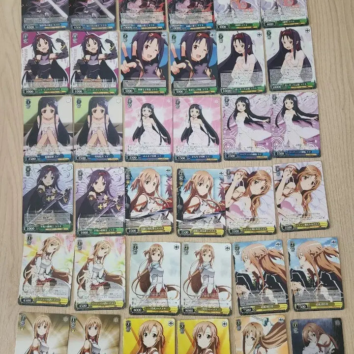 [BUNJANG] Weiss Schwarz Sword Art Online Card Bundle Set / 바이스슈발츠  소드 아트 온라인 카드