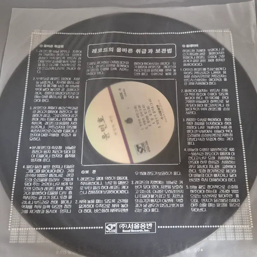 [BUNJANG] Yoon Min Ho LP Record / 윤민호  LP판