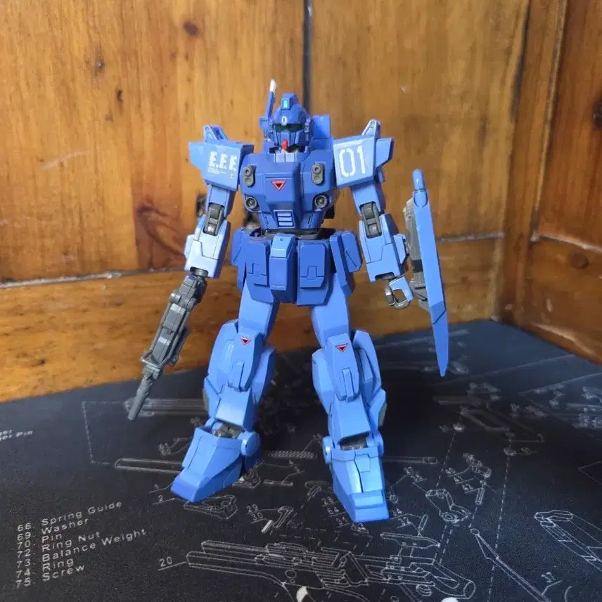 [BUNJANG] Bandai Hobby HG Blue Destiny Unit 1 Model Kit / 건담 건프라 HG 블루 데스트니