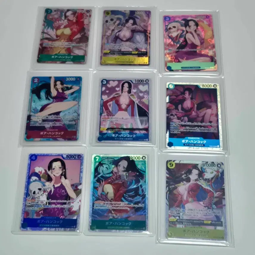 [BUNJANG] One Piece Boa Hancock 9 Card Set / 원피스 카드 보아핸콕 9종 세트