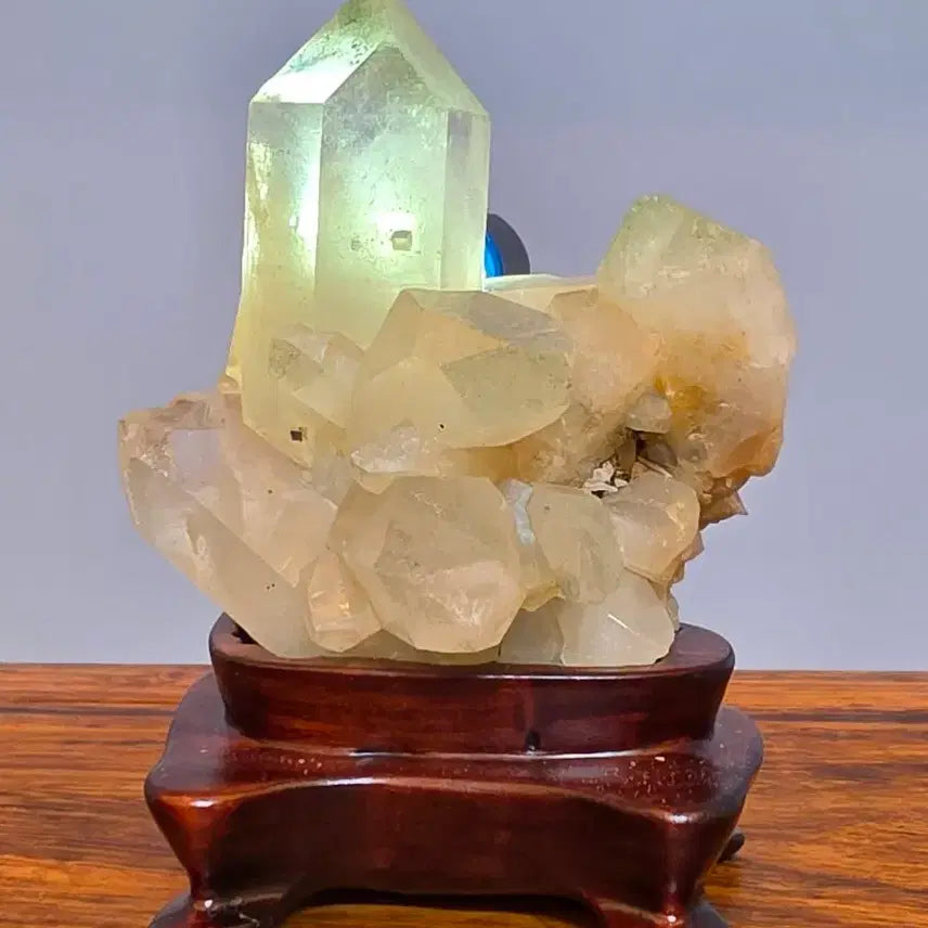 [BUNJANG] Blue Quartz Mineral Stone / 26082509 좋은 기운을 주고 푸른빛이 영롱한 청수정 광물 수석 팝니다