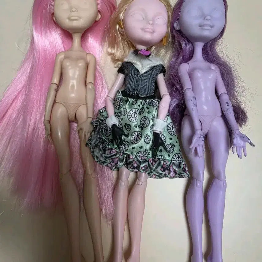 [BUNJANG] Ever After High Dolls Repaint Lot / 에버애프터하이돌 에하돌 리페용 인형