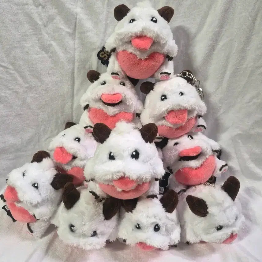 [BUNJANG] League of Legends Poro Plush Keychain / 리그 오브 레전드 포로 인형키링