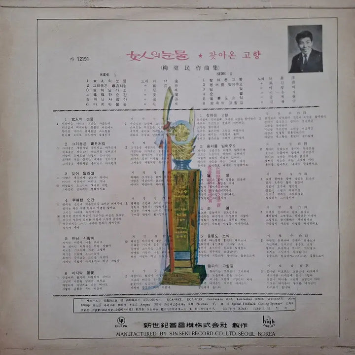 [BUNJANG] Various Artists 1969 LP: Rita Kim - Woman&