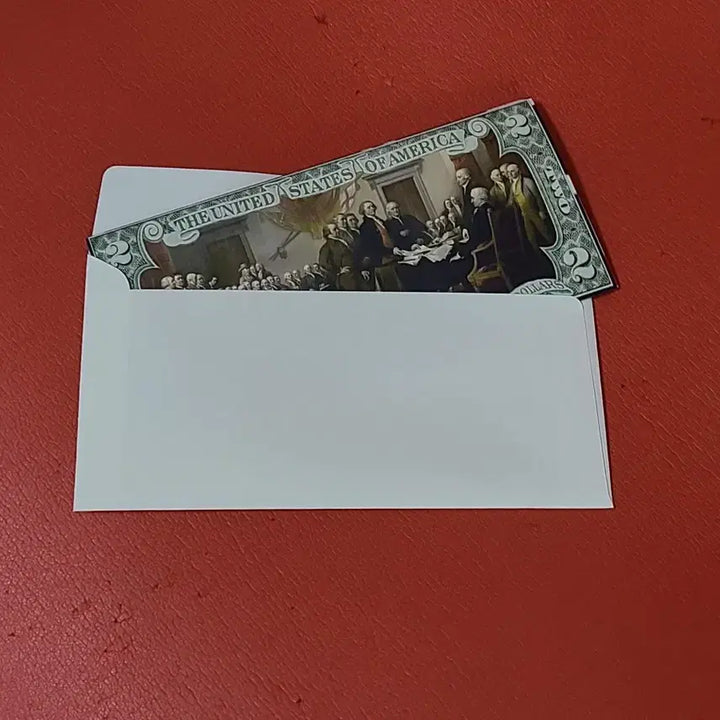 [BUNJANG] Gold Plated 2 Dollar Bill Hologram Bundle Set / (잠깐세일,10매일괄)금장2달러 행운의2달러홀로그램