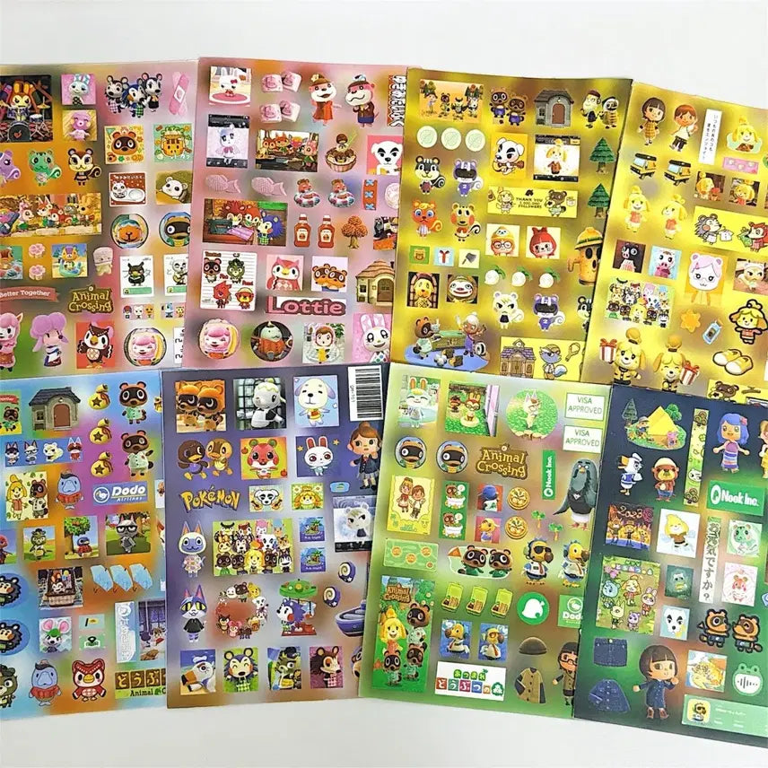 [BUNJANG] Animal Crossing Sticker Set - Dairy &amp; Phone Deco (Ver.1) / [덤맛집] 동물의 숲 스티커세트 다꾸 폰꾸 ver.1