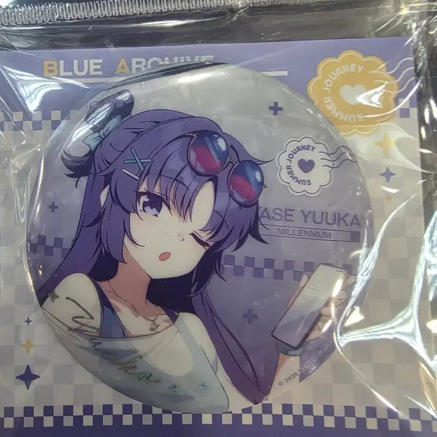 [BUNJANG] Blue Archive Millennium Summer Hayase Yuuka Can Badge / 블루아카이브 밀레니엄의 여름 하야세 유우카 캔뱃지