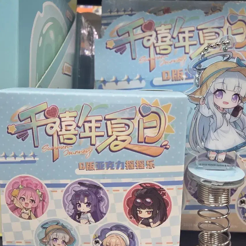[BUNJANG] Blue Archive Millennium Summer Acrylic Spring Stand / 블루아카이브 밀레니엄의여름 아크릴 흔들 스프링 스탠드