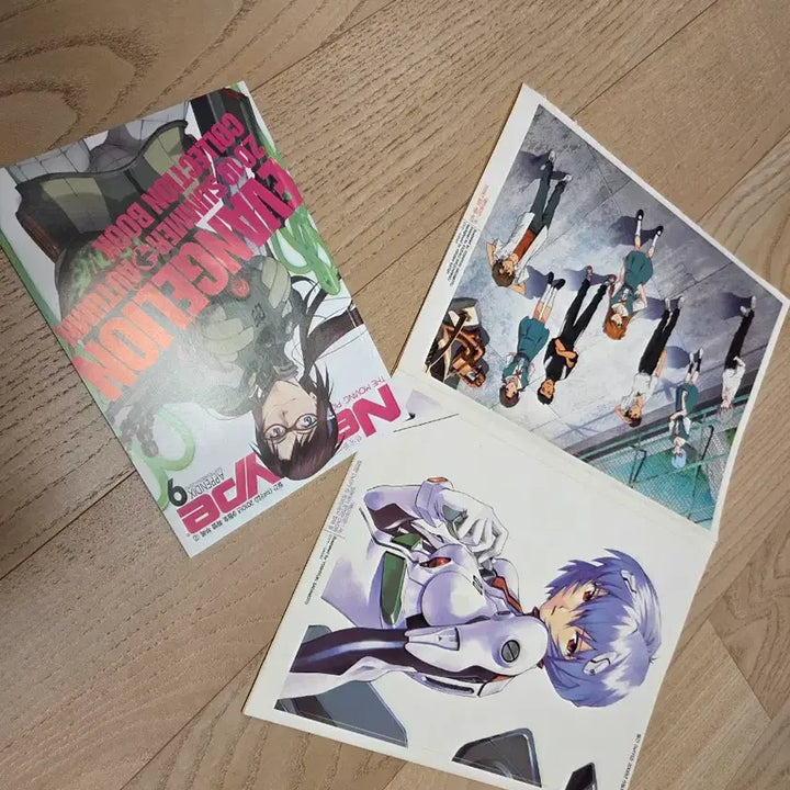 [BUNJANG] Evangelion Newtype Supplement Booklet &amp; Stickers / 에반게리온 뉴타입 부록