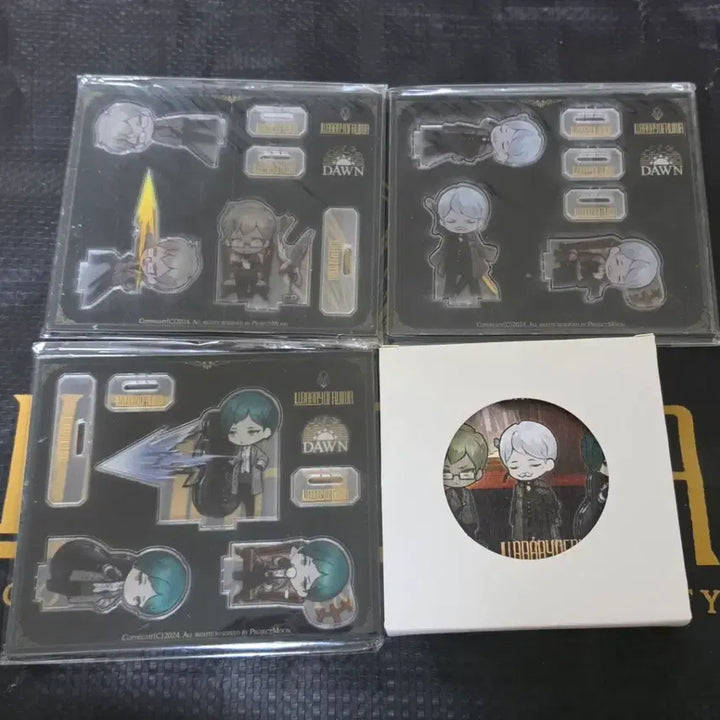 [BUNJANG] Haehamphangpang Lardry Guest Acrylic Set / 햄햄팡팡 라오루 손님아크릴 새벽사무소 일괄로 판매합니다