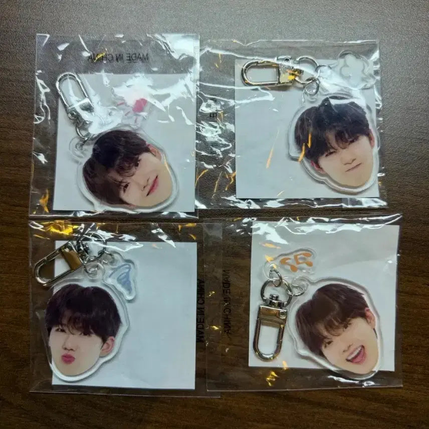 [BUNJANG] TREASURE Junkyu HEUNGHEUNGKONG Keyring Set / 미개봉) 트레저 준규 희노애락 키링 세트