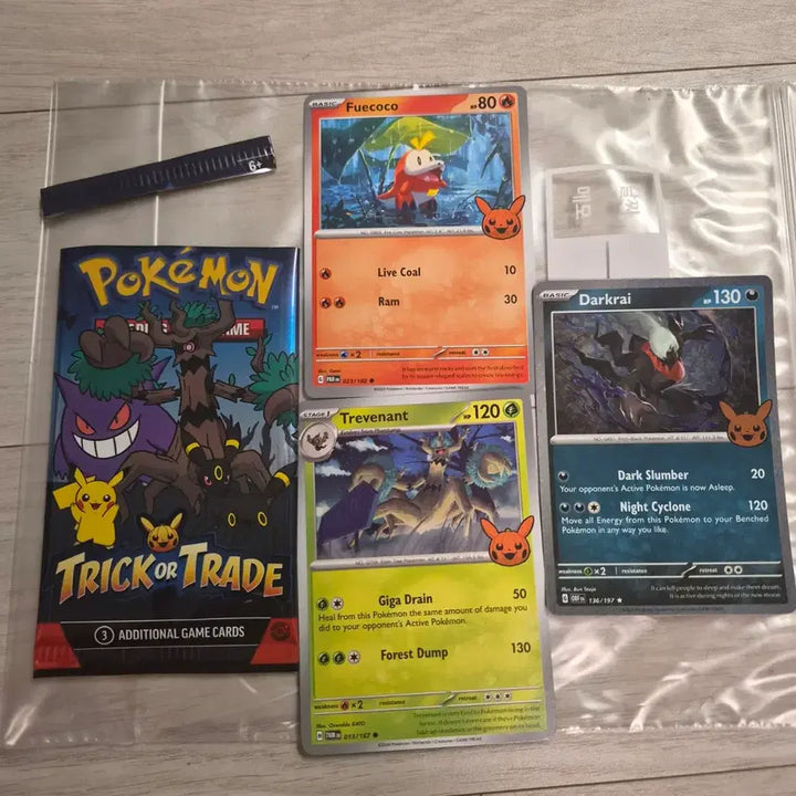 [BUNJANG] Darkrai Hologram Card North American Edition / 2024년 할로윈 다크라이 홀로그램 카드 북미판