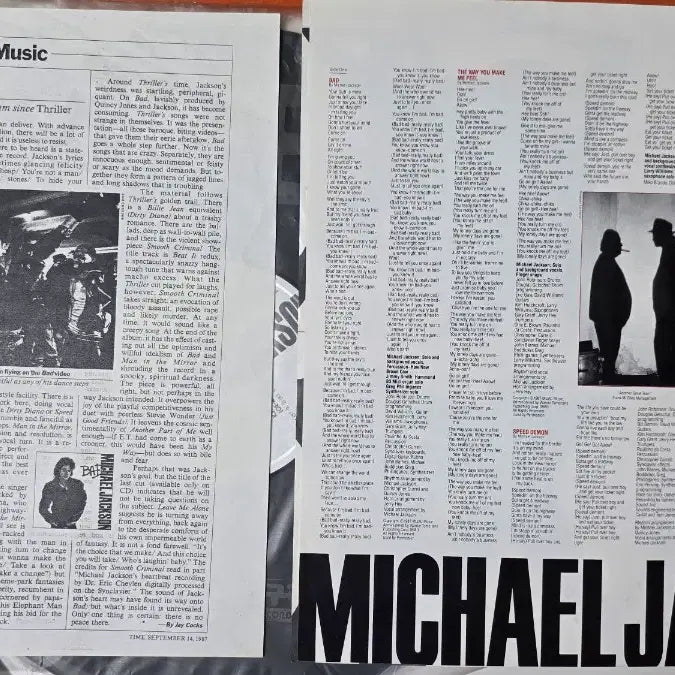 [BUNJANG] Michael Jackson Bad LP First Press Mint Condition / (LP)마이클잭슨 bad 엘피 초반 민트급.