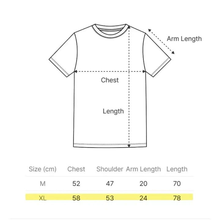 [BUNJANG] Cant Be Blue Official Logo T-Shirt White XL / 미개봉) 캔트비블루 공식 로고 티셔츠 XL
