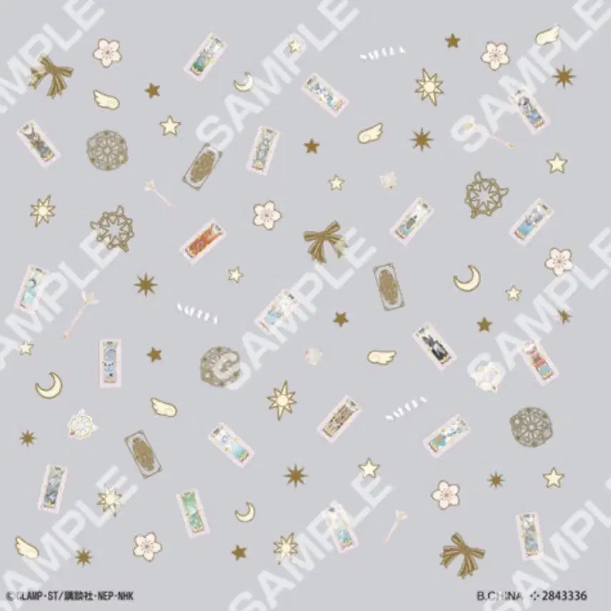 [BUNJANG] Cardcaptor Sakura Nail Sticker Gacha / 새상품)카드캡터체리 사쿠라 네일스티커 가챠
