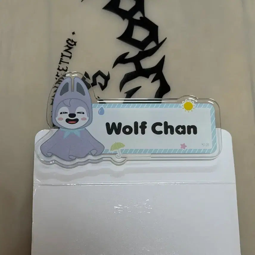 [BUNJANG] Stray Kids Wolfchan Dominate Shizuoka Japan Popup Name Tag / 스키주 스키즈 울프찬 도미네이트 시즈오카 일본 팝업 명찰 네임택