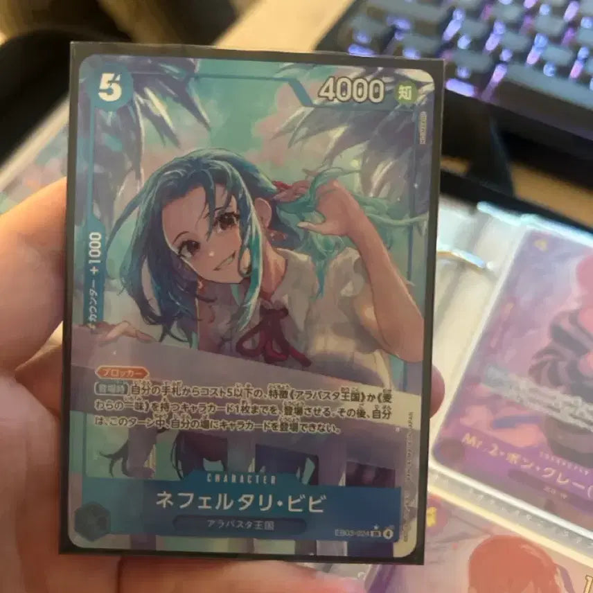 [BUNJANG] One Piece Card Game Nefertari Vivi Character Card / 원피스 카드 네펠타리 비비 캐릭터 카드