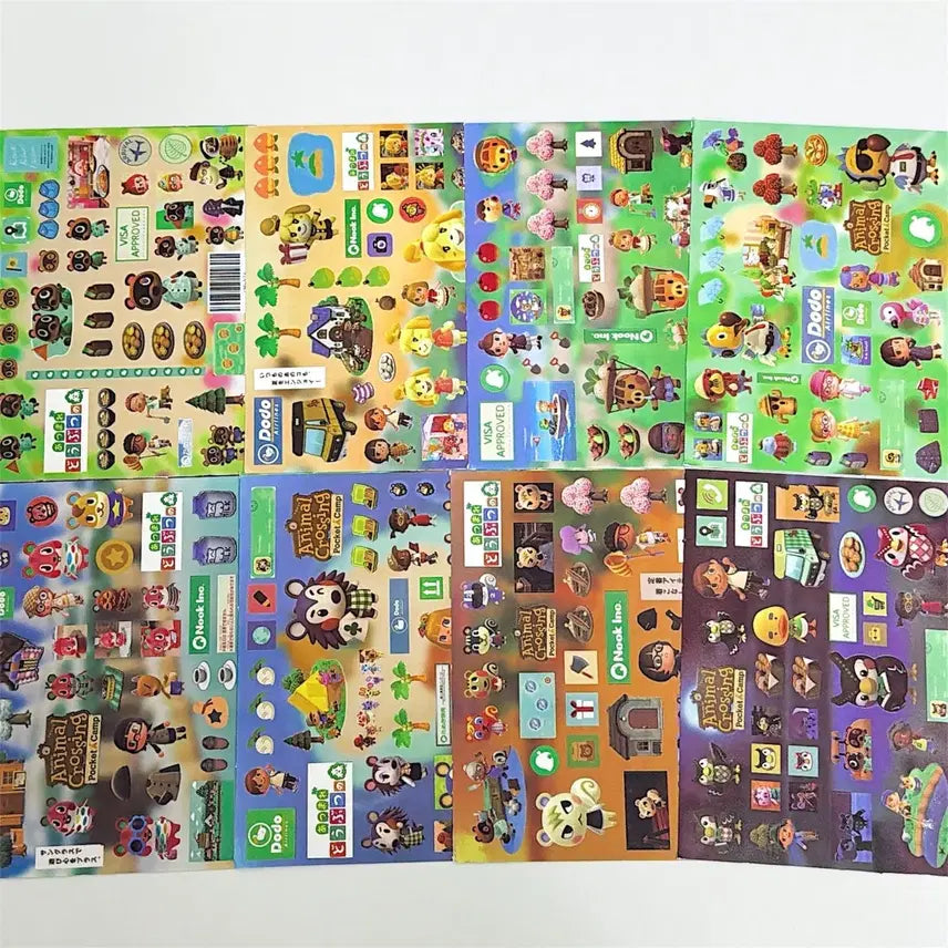 [BUNJANG] Animal Crossing Sticker Set - Version 2 - for Journaling and Phone Decoration / [덤맛집] 동물의 숲 스티커세트 다꾸 폰꾸 ver.2