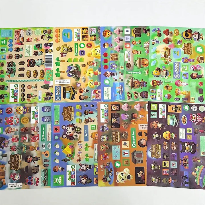 [BUNJANG] Animal Crossing Sticker Set - Version 2 - for Journaling and Phone Decoration / [덤맛집] 동물의 숲 스티커세트 다꾸 폰꾸 ver.2