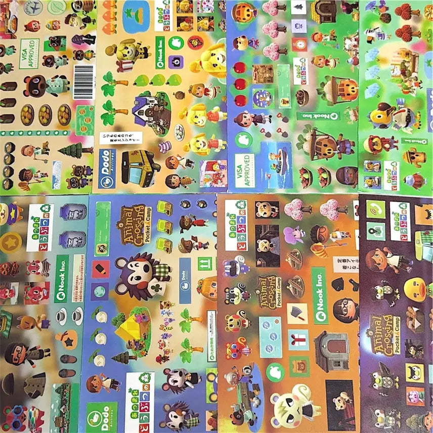 [BUNJANG] Animal Crossing Sticker Set - Version 2 - for Journaling and Phone Decoration / [덤맛집] 동물의 숲 스티커세트 다꾸 폰꾸 ver.2