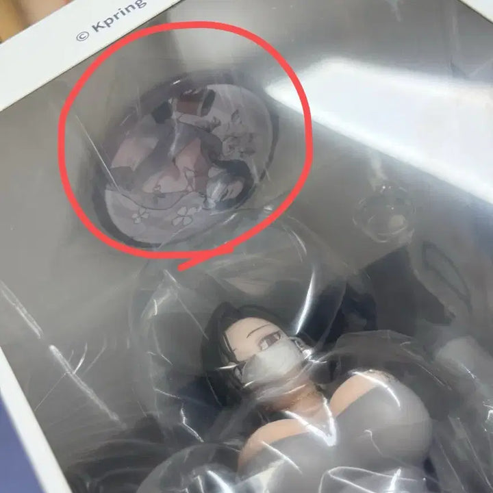 [BUNJANG] EnsoToys K-Pring Style Misilook Miso Princess Figure with Can Badge and Scroll Rod (Sealed) / 미개봉/캔뱃지 족자봉포함 ) 엔소토이즈 K pring 동탄 스타일 미시룩 미소녀 피규어