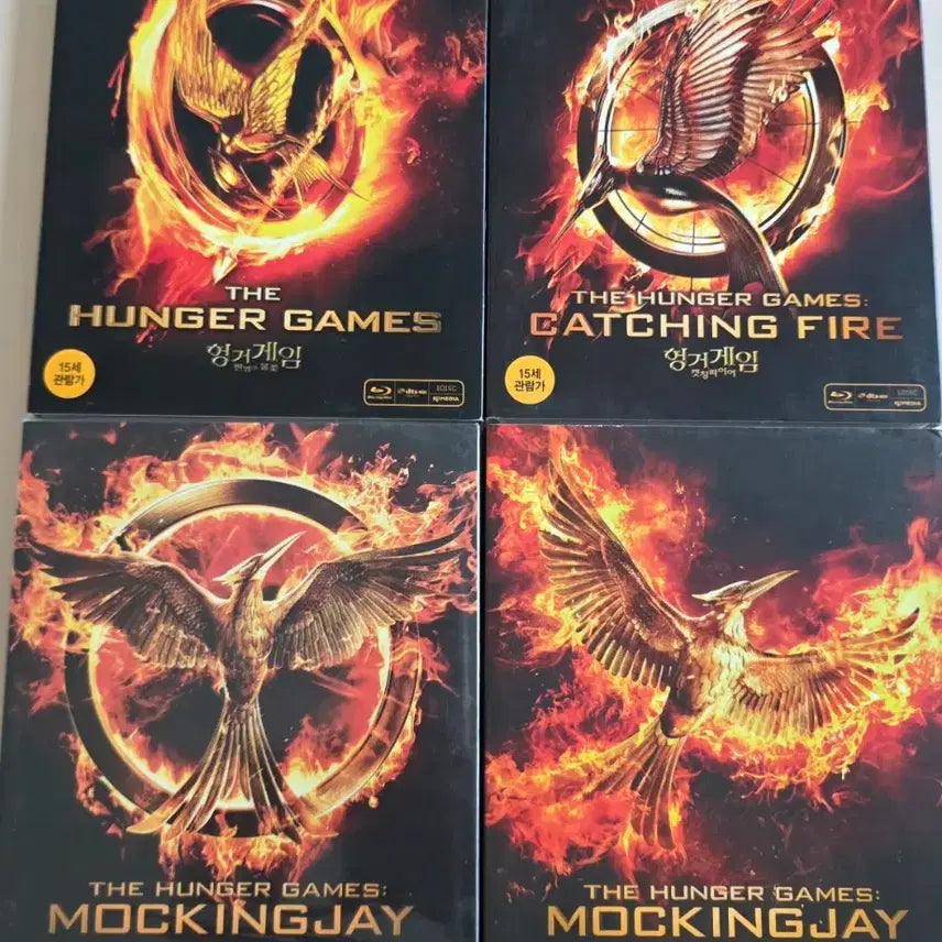 [BUNJANG] The Hunger Games Blu-ray Set (Movies 1-4) / [BD](블루레이) 액션외국영화 "헝거게임1.2.3.4" 판매합니다.