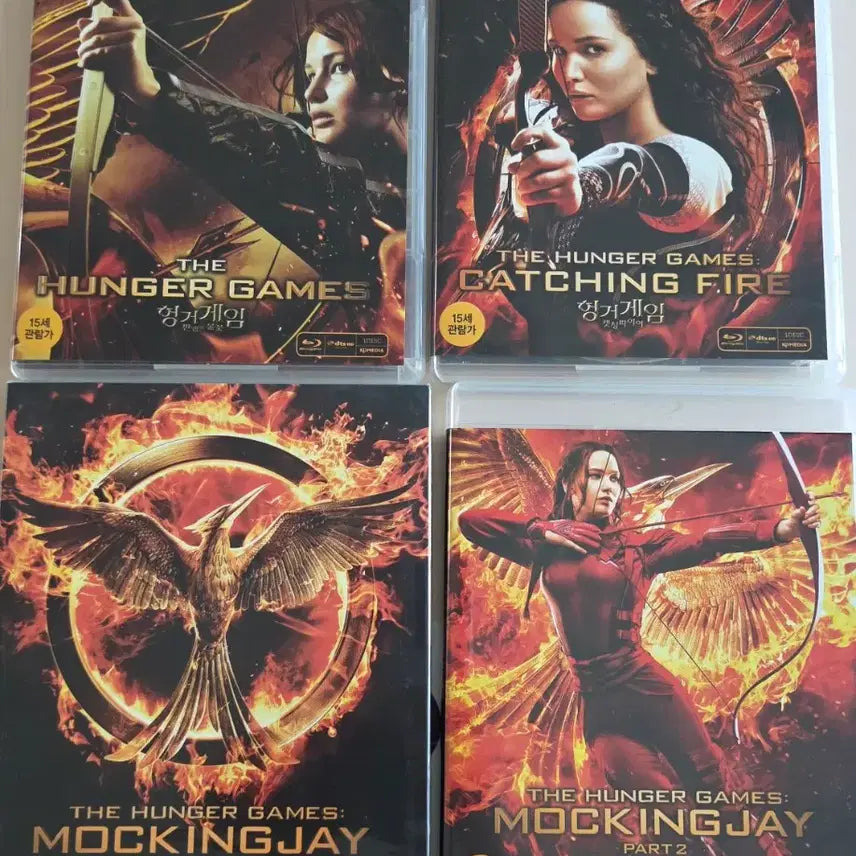 [BUNJANG] The Hunger Games Blu-ray Set (Movies 1-4) / [BD](블루레이) 액션외국영화 "헝거게임1.2.3.4" 판매합니다.