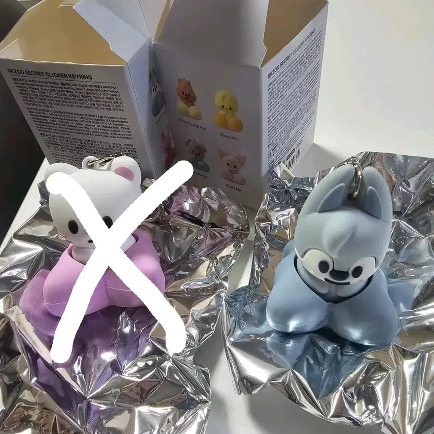 [BUNJANG] Stray Kids SKZOO Clicker Wolfchan, Jiniret / 스키즈 SKZOO 클리커 울프찬, 지니렛 양도