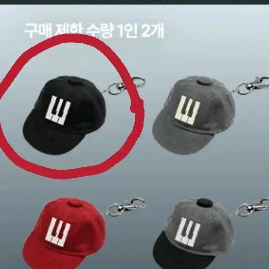 [BUNJANG] Big Bang Main Exhibition Ball Cap Keyring Black / 빅뱅 메인전시회 두두두 볼캡키링 블랙 뱅봉