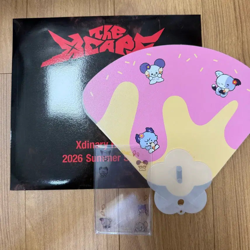 [BUNJANG] Xdinary Heroes Summer Concert Final Concert Entrance Gift Clear Photocard Fan / 엑스디너리히어로즈 엑디즈 썸머콘 콘서트 막콘 입장기프트 부채 투명포카