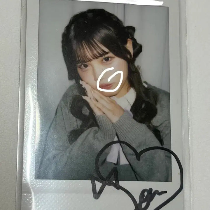 [BUNJANG] Moasta Hagita Sora Signed Cheki / 모아스타 하기타 소라 사인체키