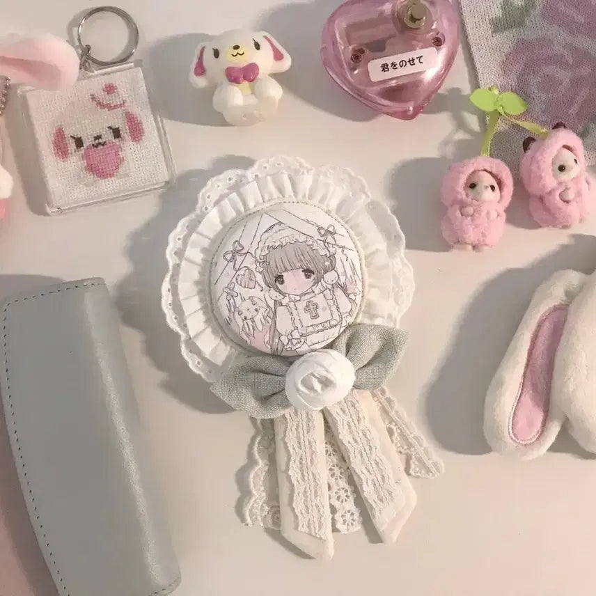 [BUNJANG] Melonpanmatdalgi Rosette Photocard Holder / 메론빵맛딸기님 로제트 판매 합니다.