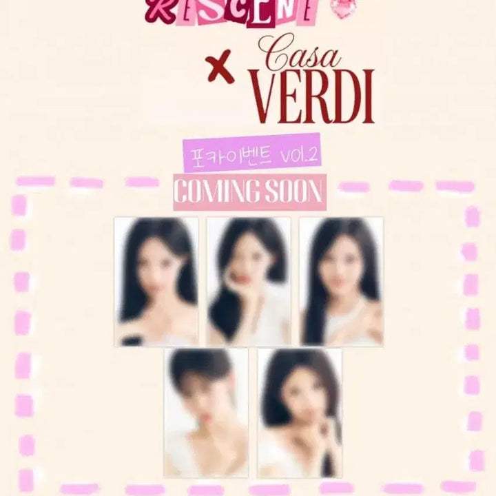 [BUNJANG] RESCENE Casabondi Limited Edition Version 2 Photocard / [급처]리센느 카사베르디 포카 한정판 버전 2 판매합니다