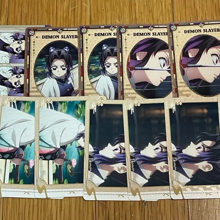 [BUNJANG] Demon Slayer Shinobu Kochou Mugen Train Paper Card Bundle Set / 귀칼 시노부 무한성 지류 카드 일괄