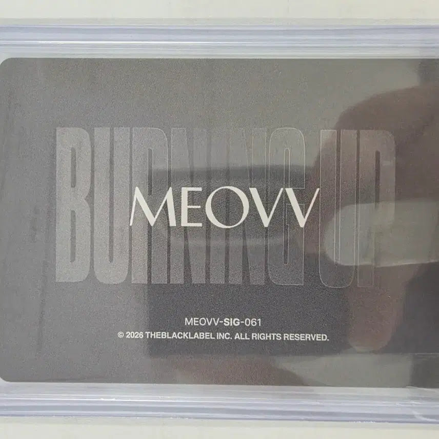 [BUNJANG] Teraka Miyao 2026 Collection Card Narin (Printed Auto) / 2026 테레카 미야오 컬렉션 카드 나린 (금박 인쇄 사인)