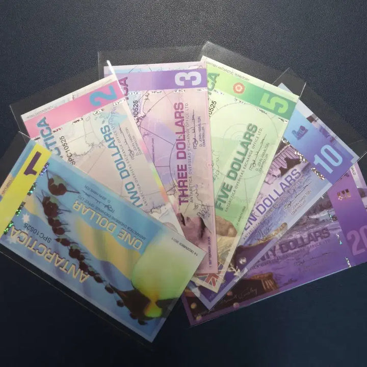 [BUNJANG] Antarctic/Arctic Series Commemorative Banknotes (Unused, 19-Piece Set) / 남극/북극 시리즈 기념지폐 미사용 총19장모두 희귀지폐수집용