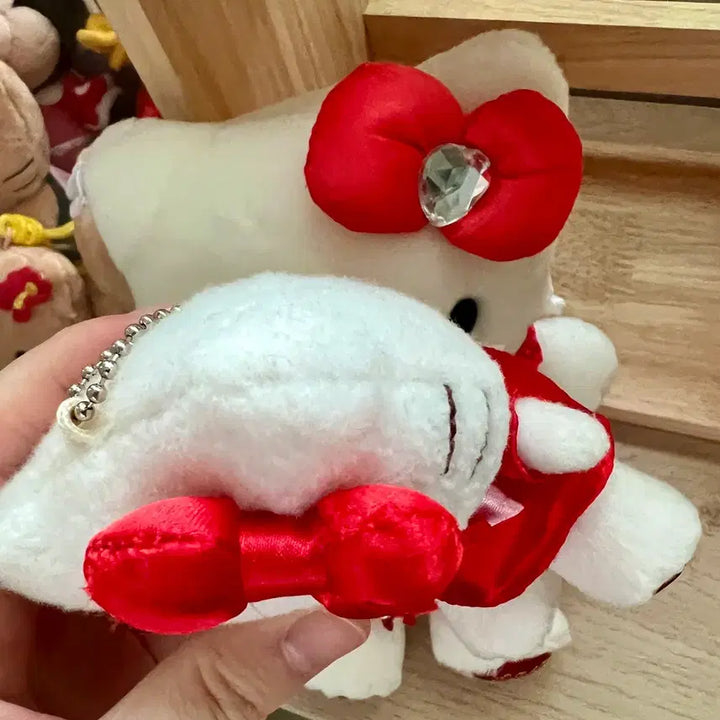 [BUNJANG] Sanrio Classic Kitty Doll &amp; Mascot Bundle Set / 산리오 고전키티인형 고전키티 마스코트 일괄 판매
